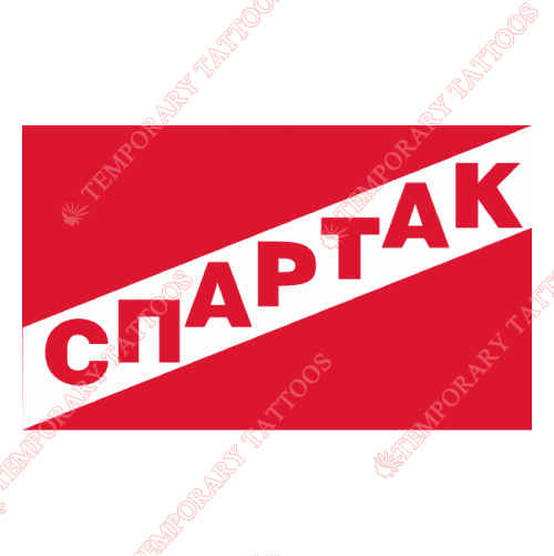 Spartak Moscow Customize Temporary Tattoos Stickers NO.7301